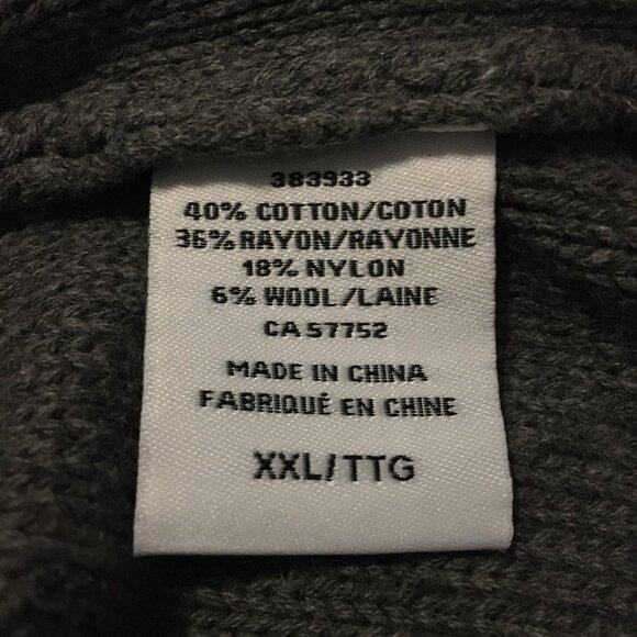 ALFRED SUNG Natural Blend Grey Cable Knit Sweater - Picture 10 of 16